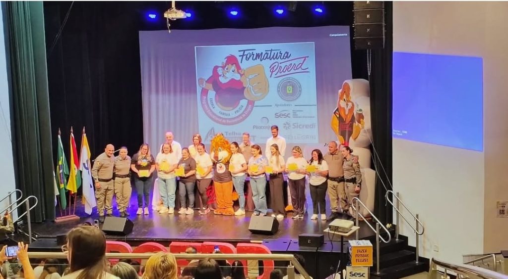 Brigada Militar promove a formatura do PROERD em Carazinho