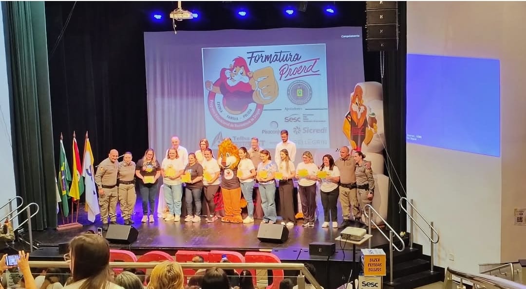 Brigada Militar promove a formatura do PROERD em Carazinho