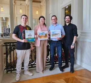 Comitiva de Almirante Tamandaré do Sul entrega projetos do Complexo Turístico e da Rua Coberta no Palácio do Governo