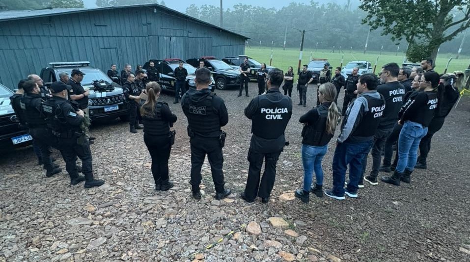 Polícia Civil deflagra operação contra os crimes de tráfico de drogas e tortura em Ronda Alta