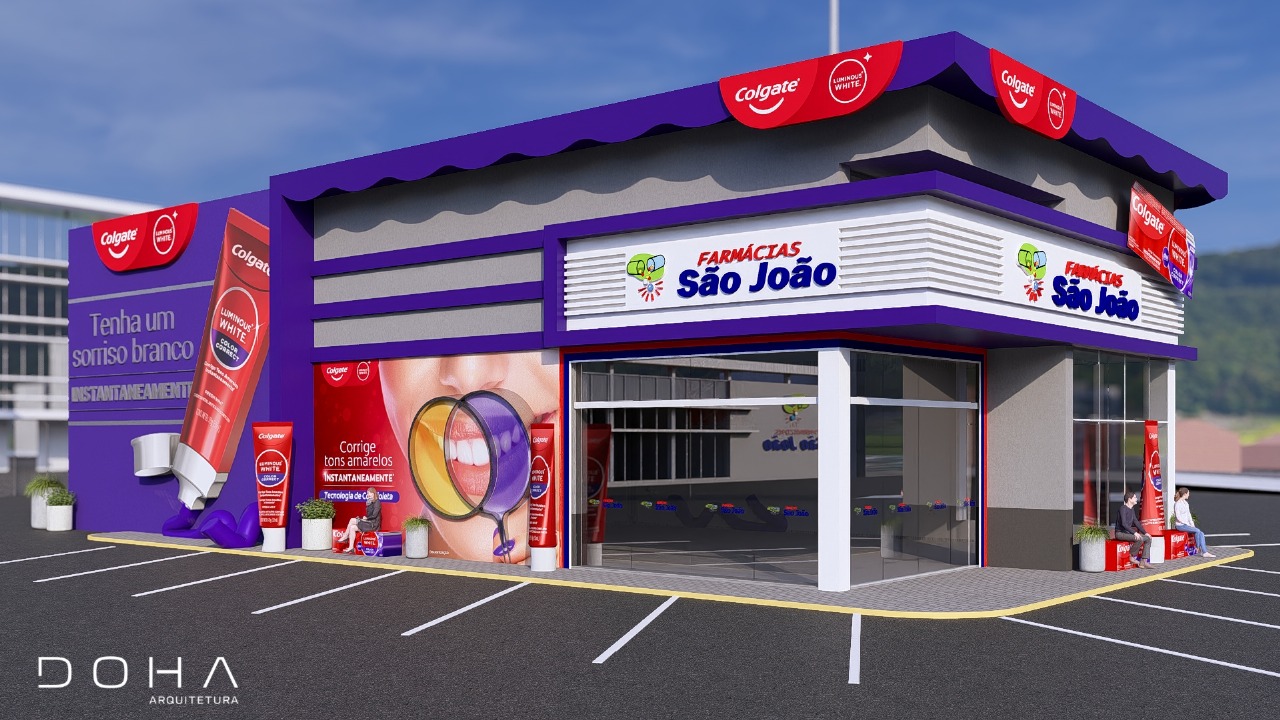 1ª loja temática da Colgate no Brasil será em Passo Fundo/RS nas Farmácias São João