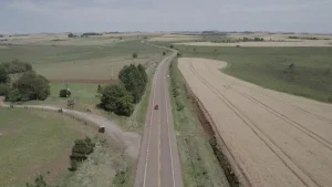 Com investimento de mais de R$ 110 milhões, pavimentação da RSC-392 beneficia transporte da produção agrícola no RS