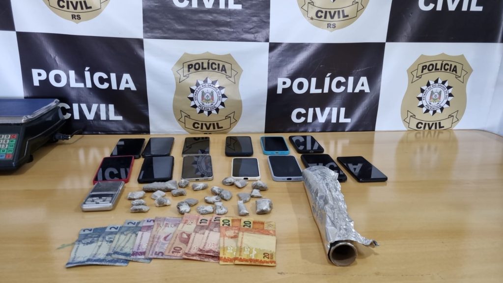 Polícia Civil prende homem por tráfico de drogas em Sarandi