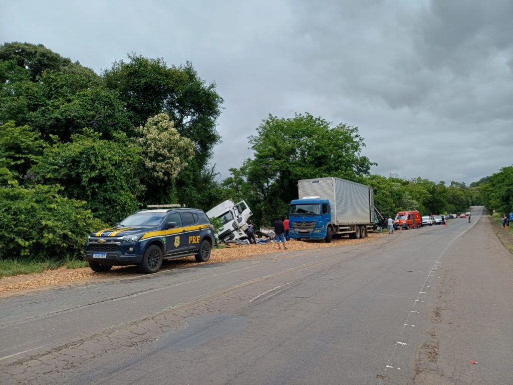 PRF atende grave acidente com óbito em Frederico Westphalen
