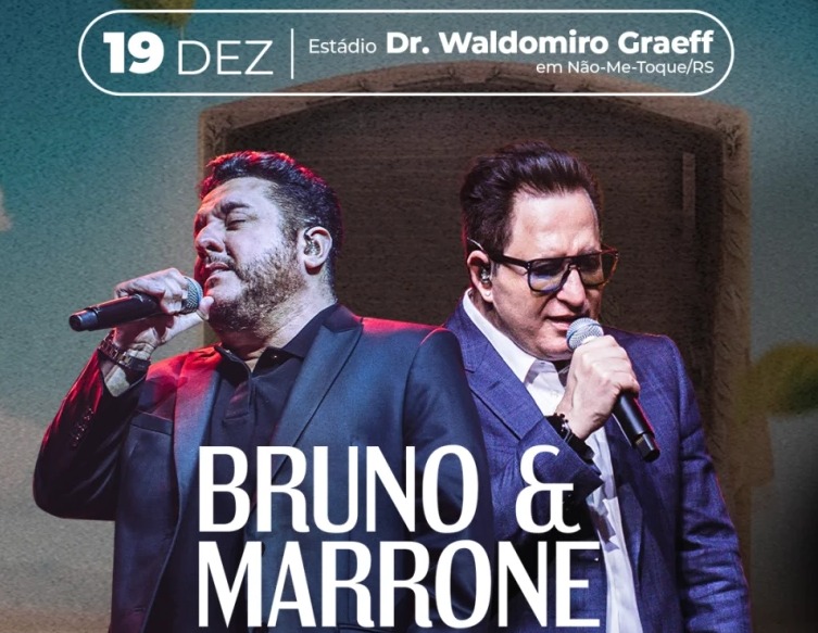 Show beneficente de Bruno e Marrone já mobiliza a região com mais de dois mil ingressos trocados