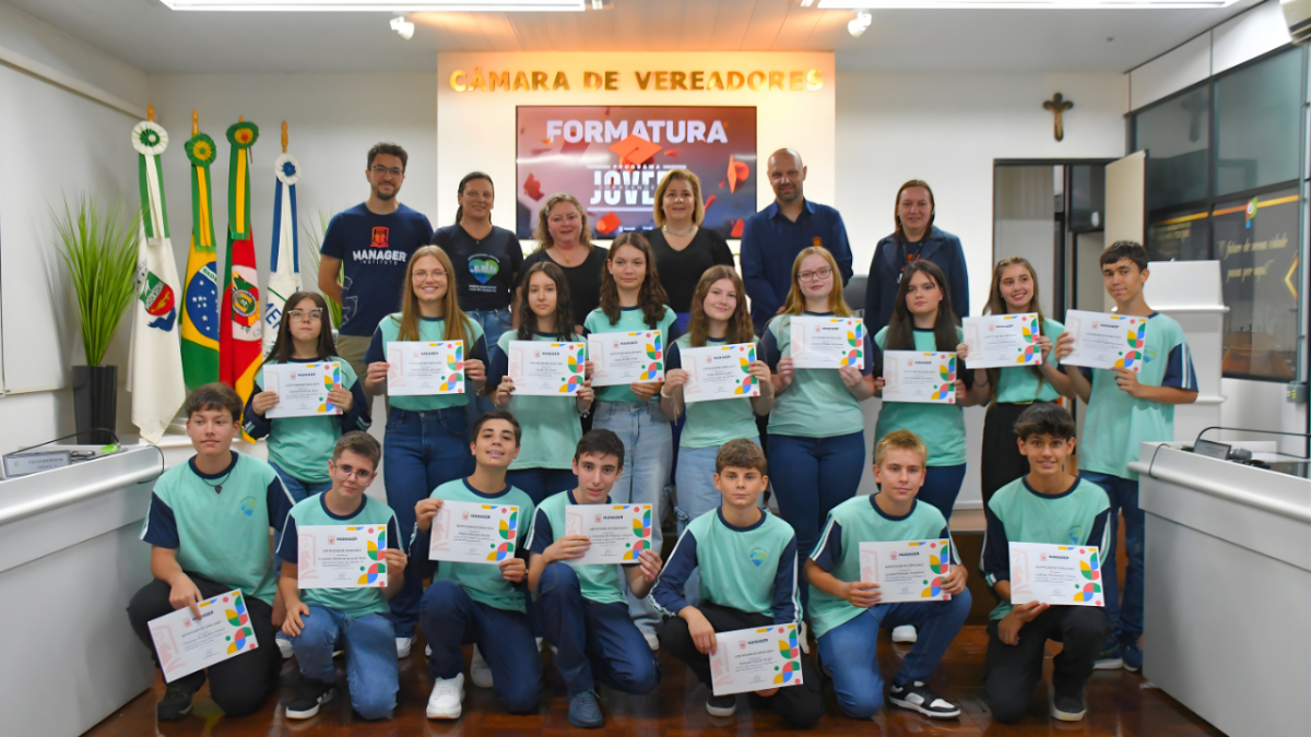 Formatura do Programa Jovem Empreendedor em Não-Me-Toque