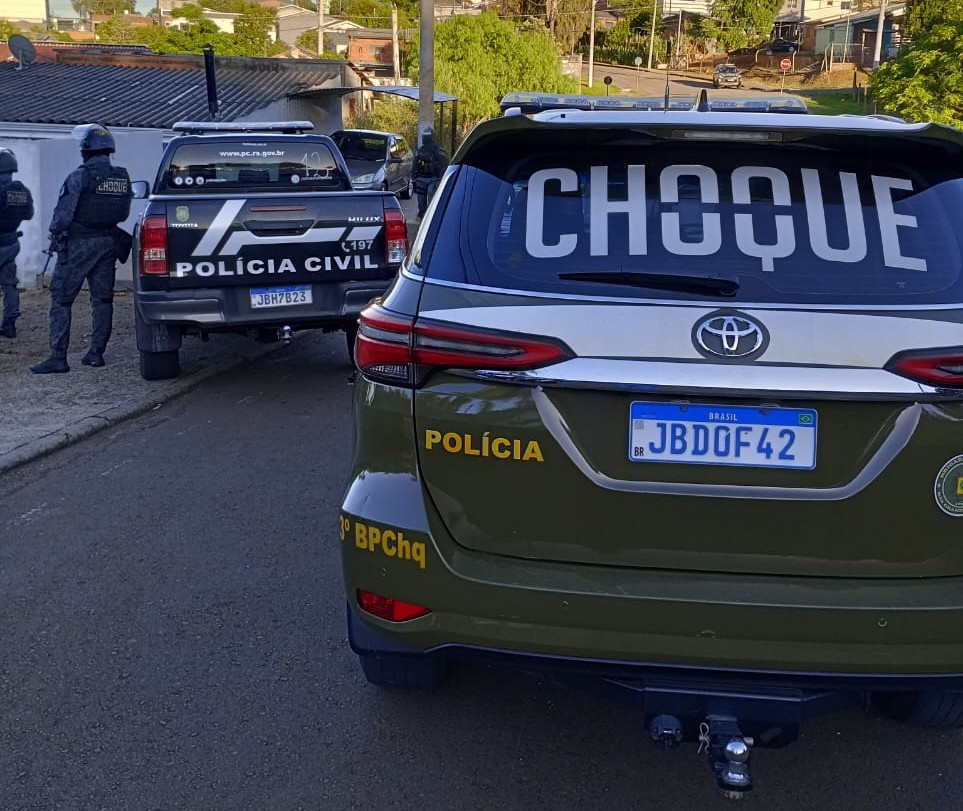 Operação Policial desarticula quadrilha de furtos de caminhonetes no RS