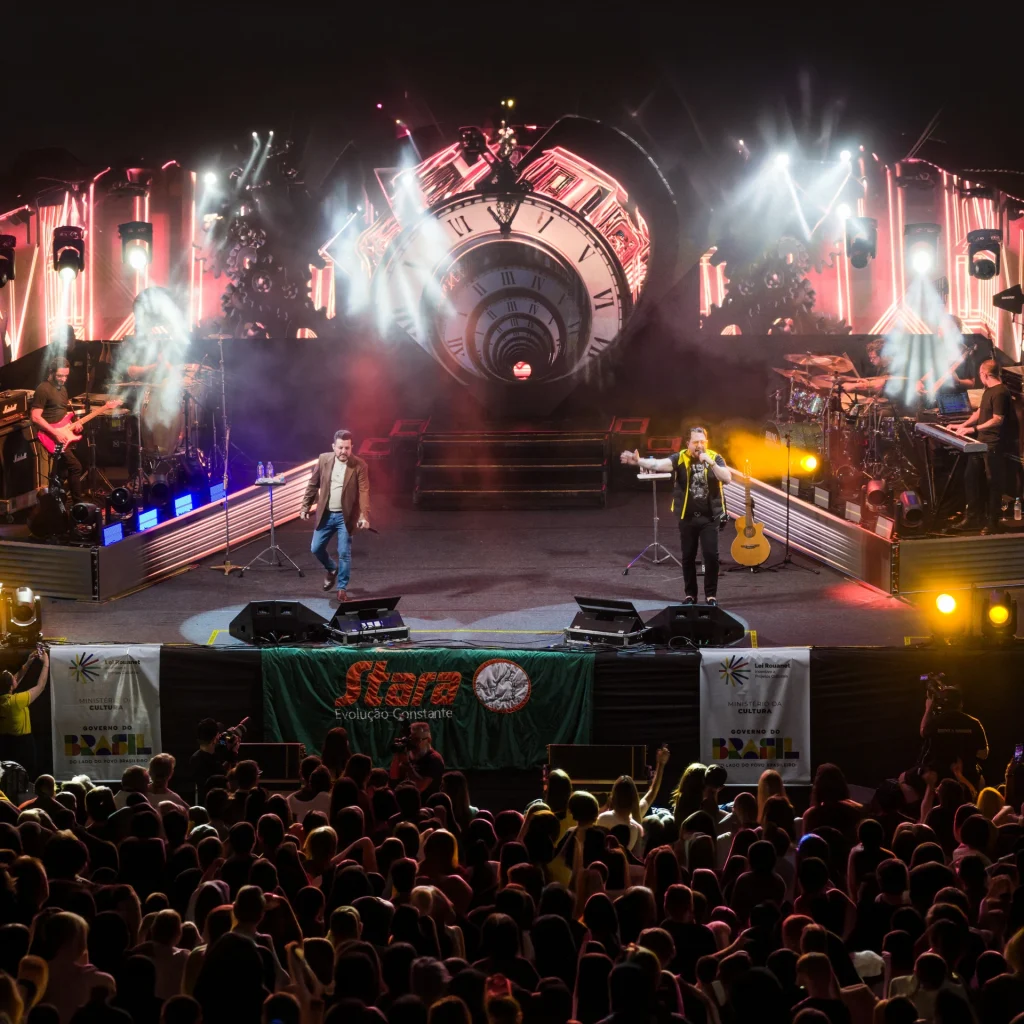 Show nacional com Bruno e Marrone une música, recorde de público e solidariedade
