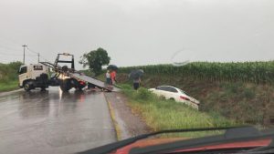Saída de pista é registrado na ERS-332