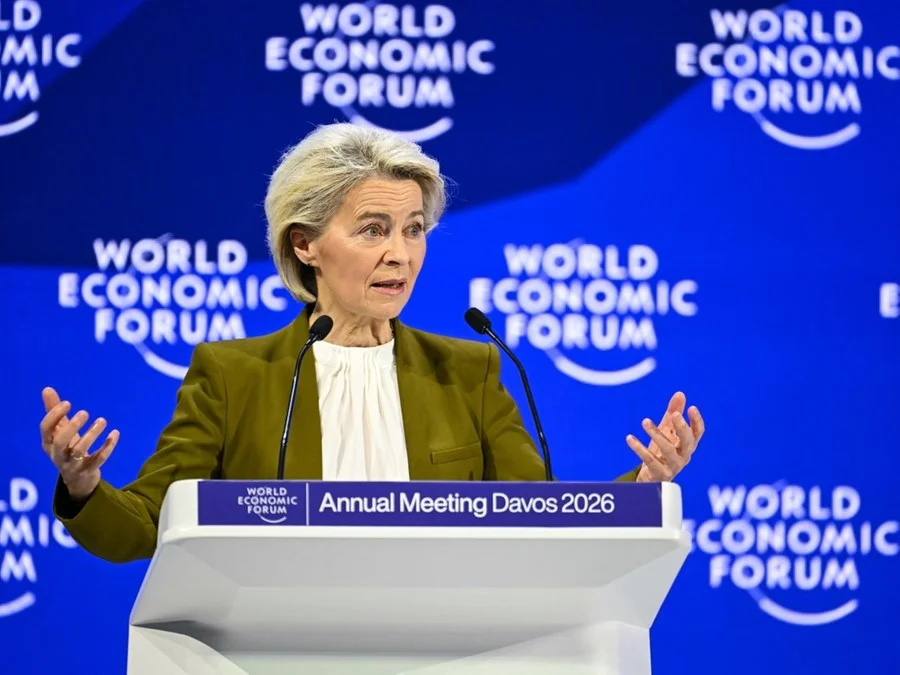 Acordo UE-Mercosul envia “mensagem poderosa” ao mundo, diz Von der Leyen em Davos