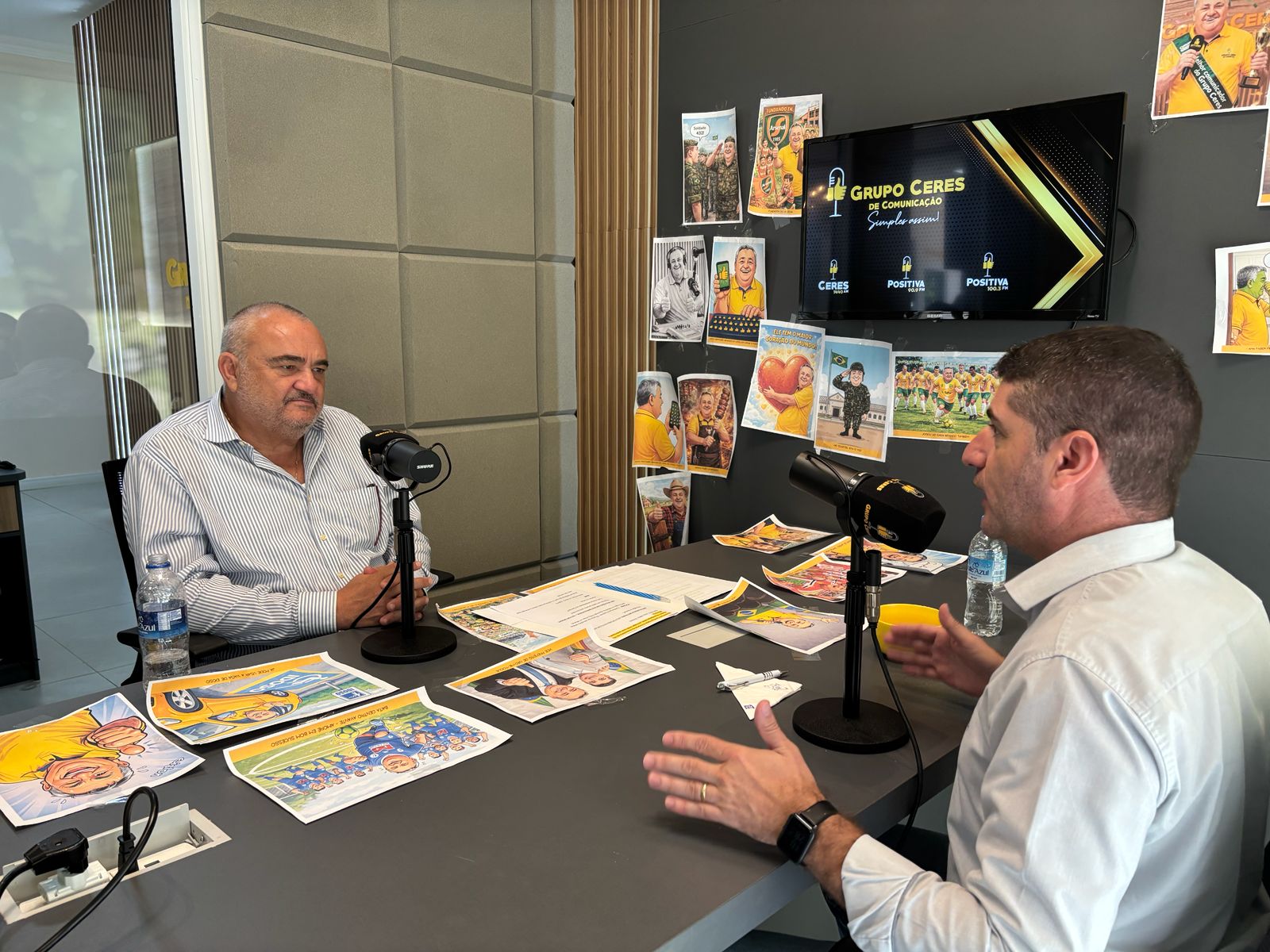 Prefeito Gilson dos Santos participa como convidado do Bom Dia Amigos