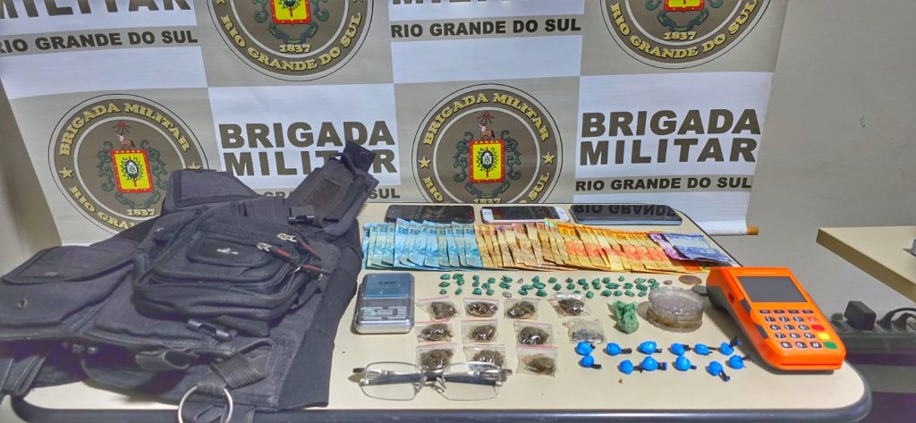 Brigada Militar prende dois por tráfico de drogas em Espumoso