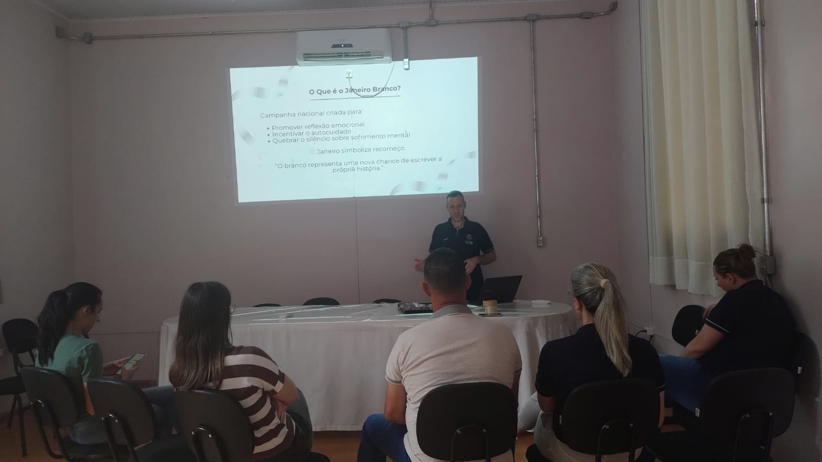 Secretaria municipal de Saúde de Colorado promove reflexão e cuidado com a saúde mental dos Servidores Públicos