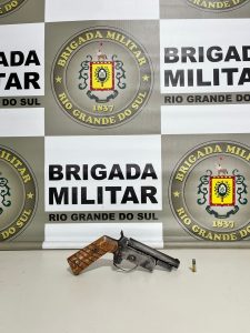 Brigada militar prende homem por posse irregular de arma de fogo em Não-Me-Toque