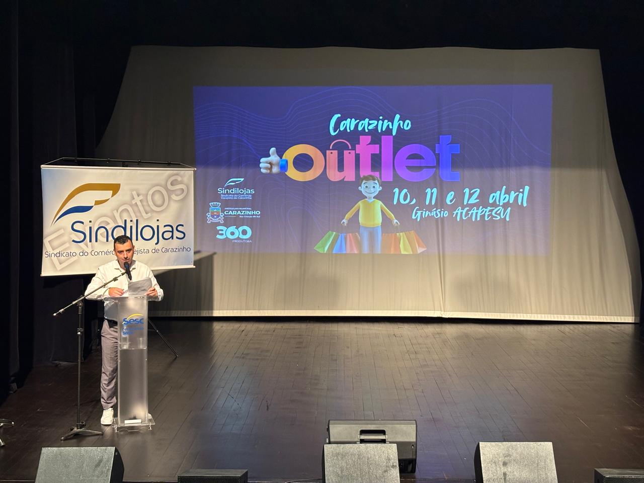 Outlet Carazinho será lançado em abril com descontos de até 70% e expectativa de fortalecer o comércio local