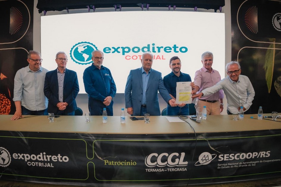 Governo do Estado e CCGL firmam parceria tecnológica para o agro durante a Expodireto Cotrijal