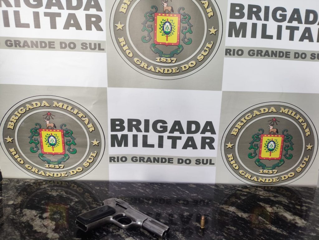 Brigada Militar prende indivíduo por violência doméstica e posse irregular de arma de fogo em Espumoso