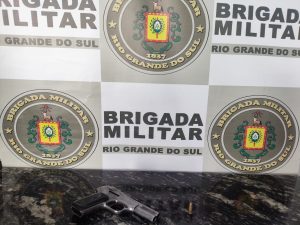 Brigada Militar prende indivíduo por violência doméstica e posse irregular de arma de fogo em Espumoso