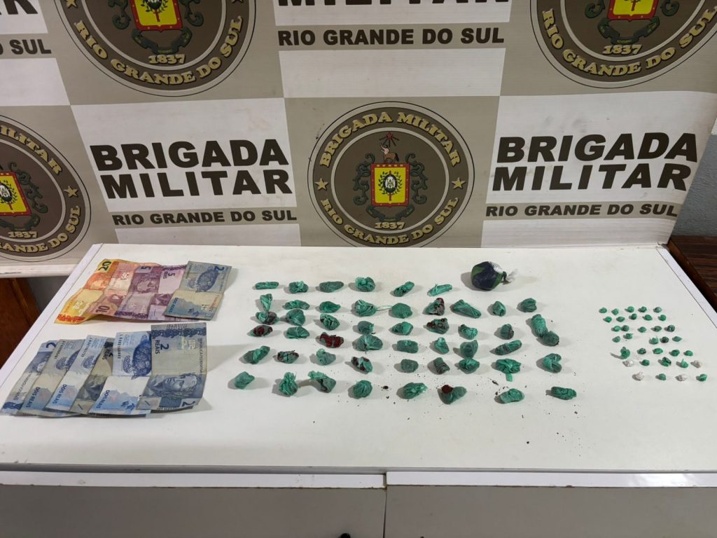 Brigada Militar prende homem por tráfico de entorpecentes em Carazinho
