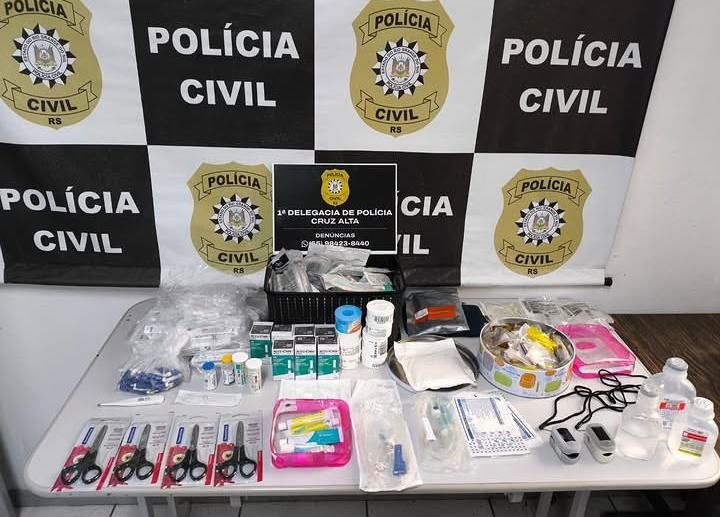 Colaboradora do Hospital São Vicente de Paula é investigada por furto de medicamentos e equipamentos em Cruz Alta