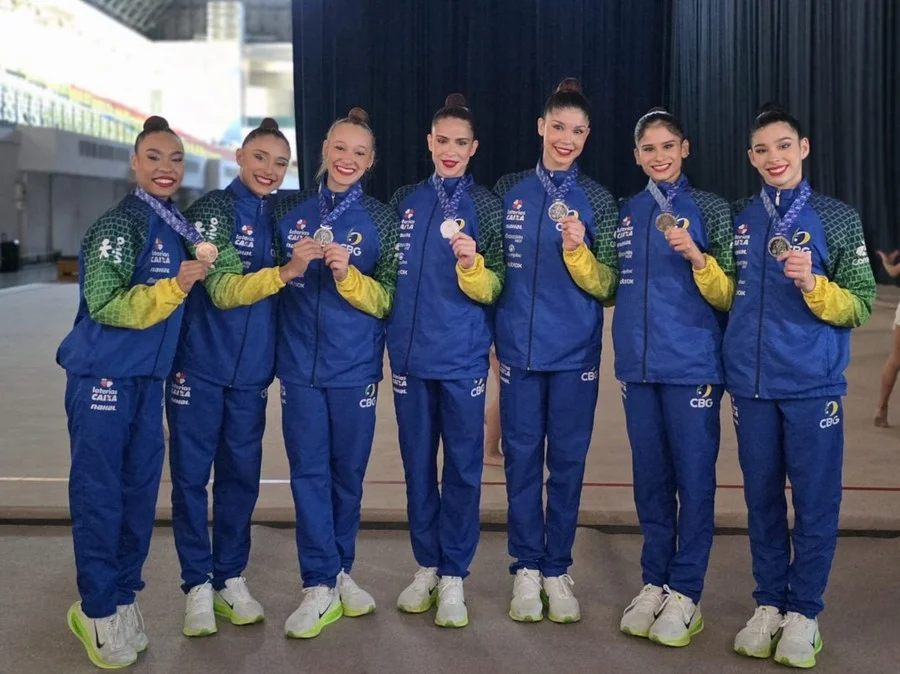 Brasil garante duas medalhas na Copa do Mundo de Ginástica Rítmica