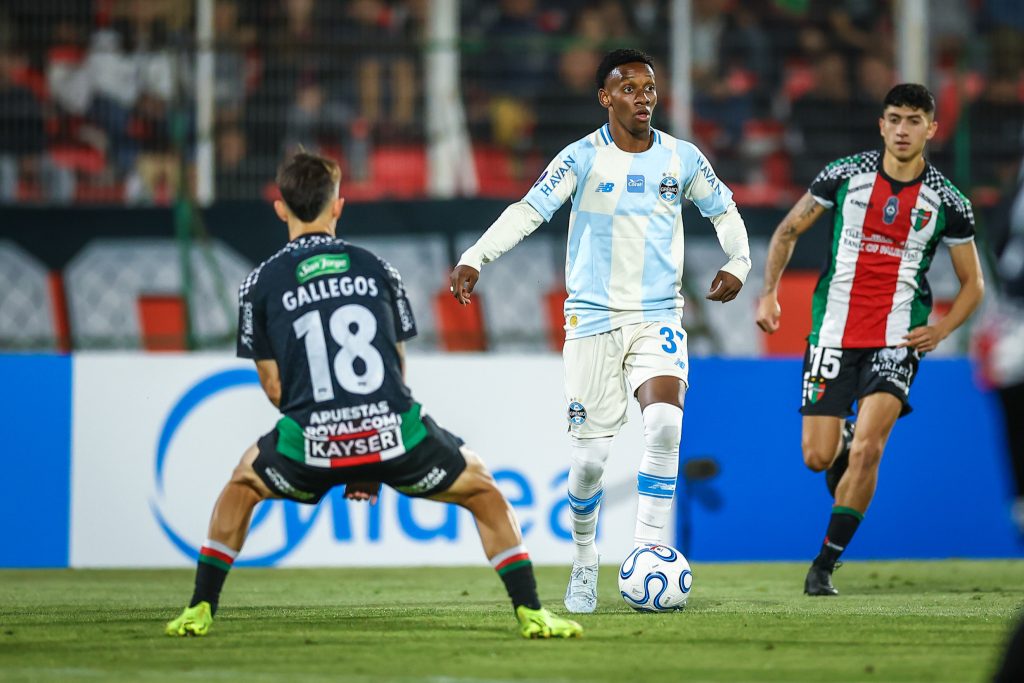 Grêmio empata sem gols com o Palestino pela Conmebol Sul-Americana