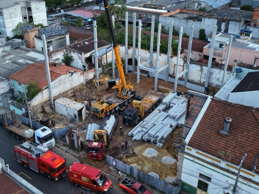 Queda de placas de concreto mata homem em Santana do Livramento