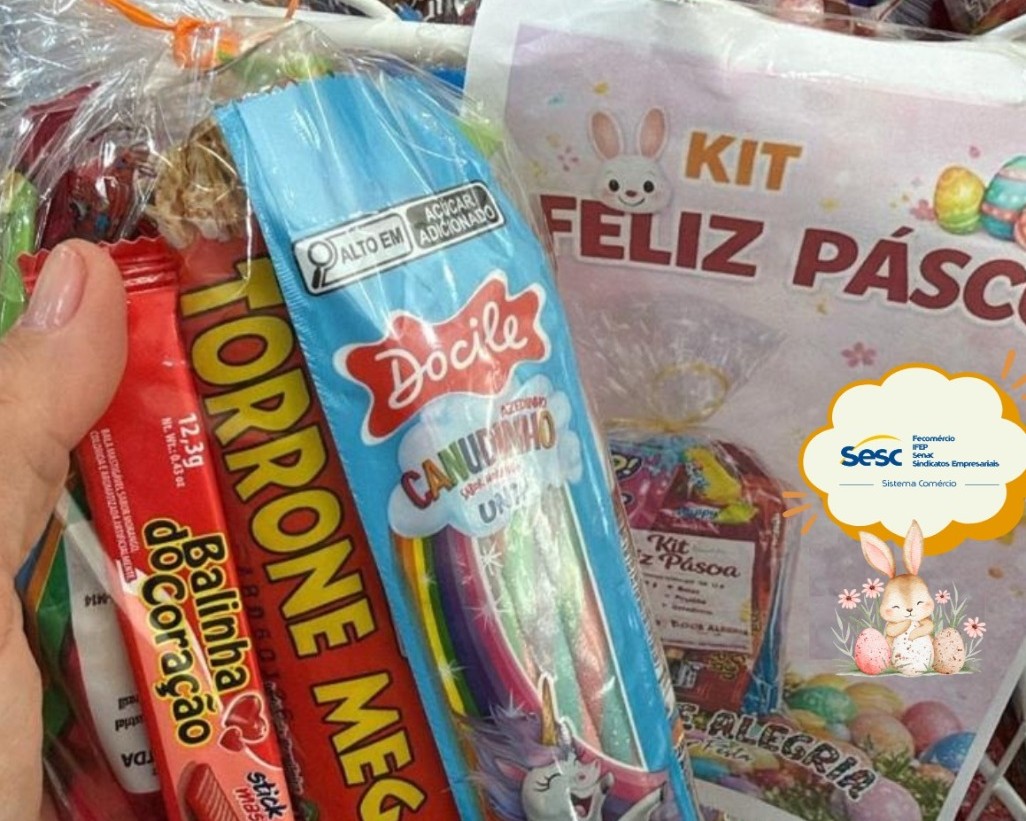 Sesc Carazinho entrega cestas de Páscoa a estudantes da rede municipal