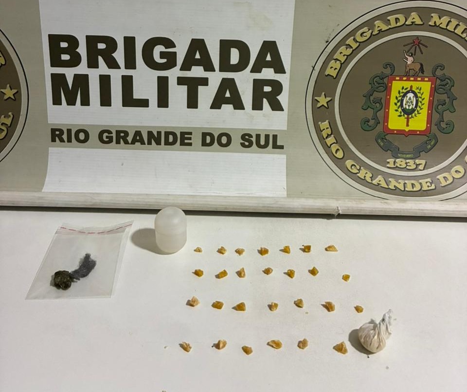 Brigada Militar prende homem por tráfico de entorpecentes em Carazinho