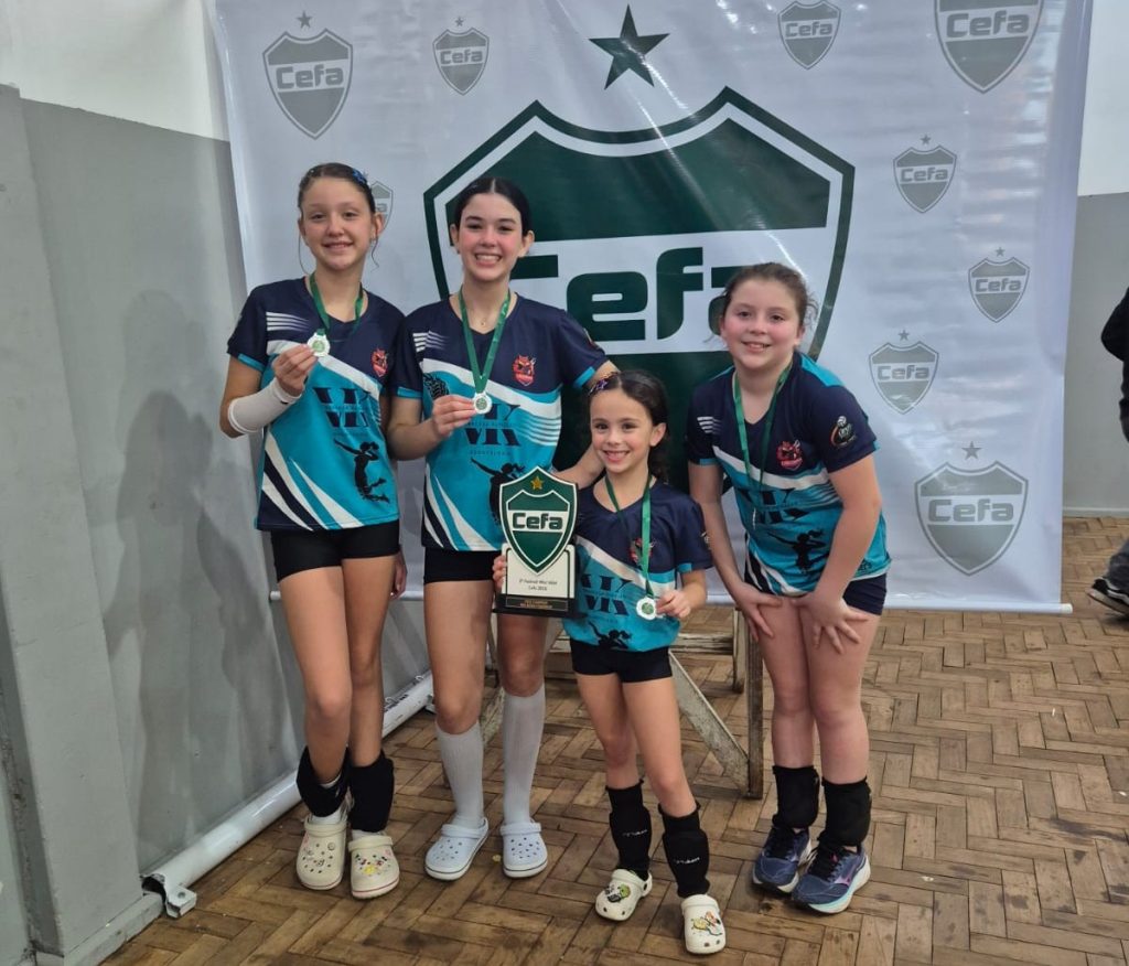 Carazinho Vôlei conquista vice-campeonato em torneio regional de mini vôlei