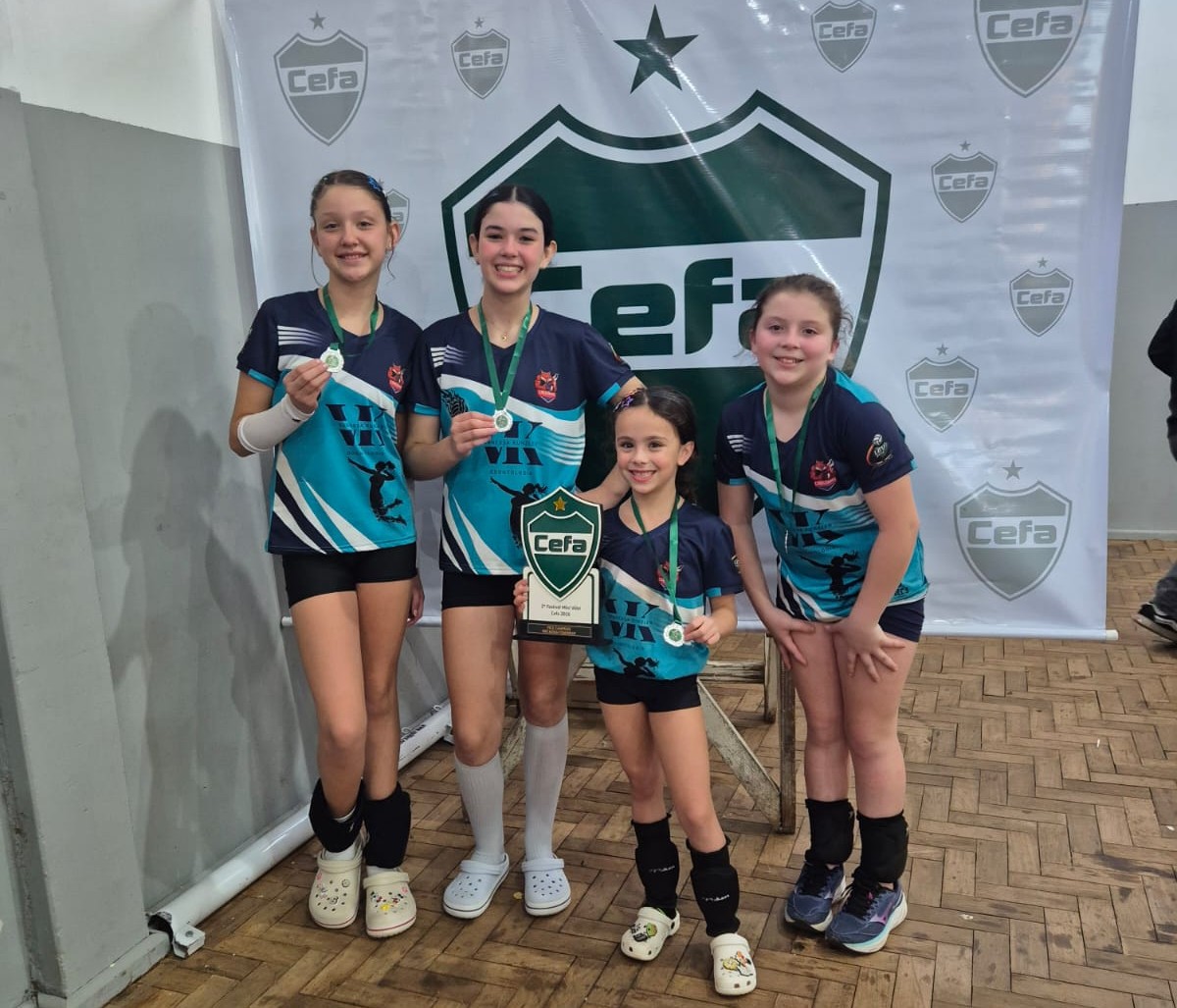 Carazinho Vôlei conquista vice-campeonato em torneio regional de mini vôlei