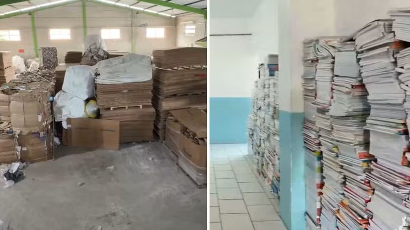 Desperdício no RS: Livros novos do MEC viram papel higiênico