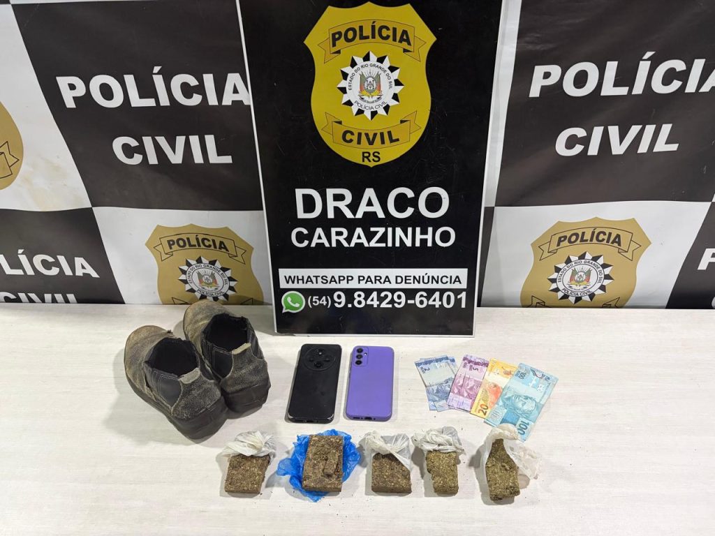 Polícia Civil desarticula esquema familiar que atuava à margem de facção e planejava expansão do tráfico em Carazinho