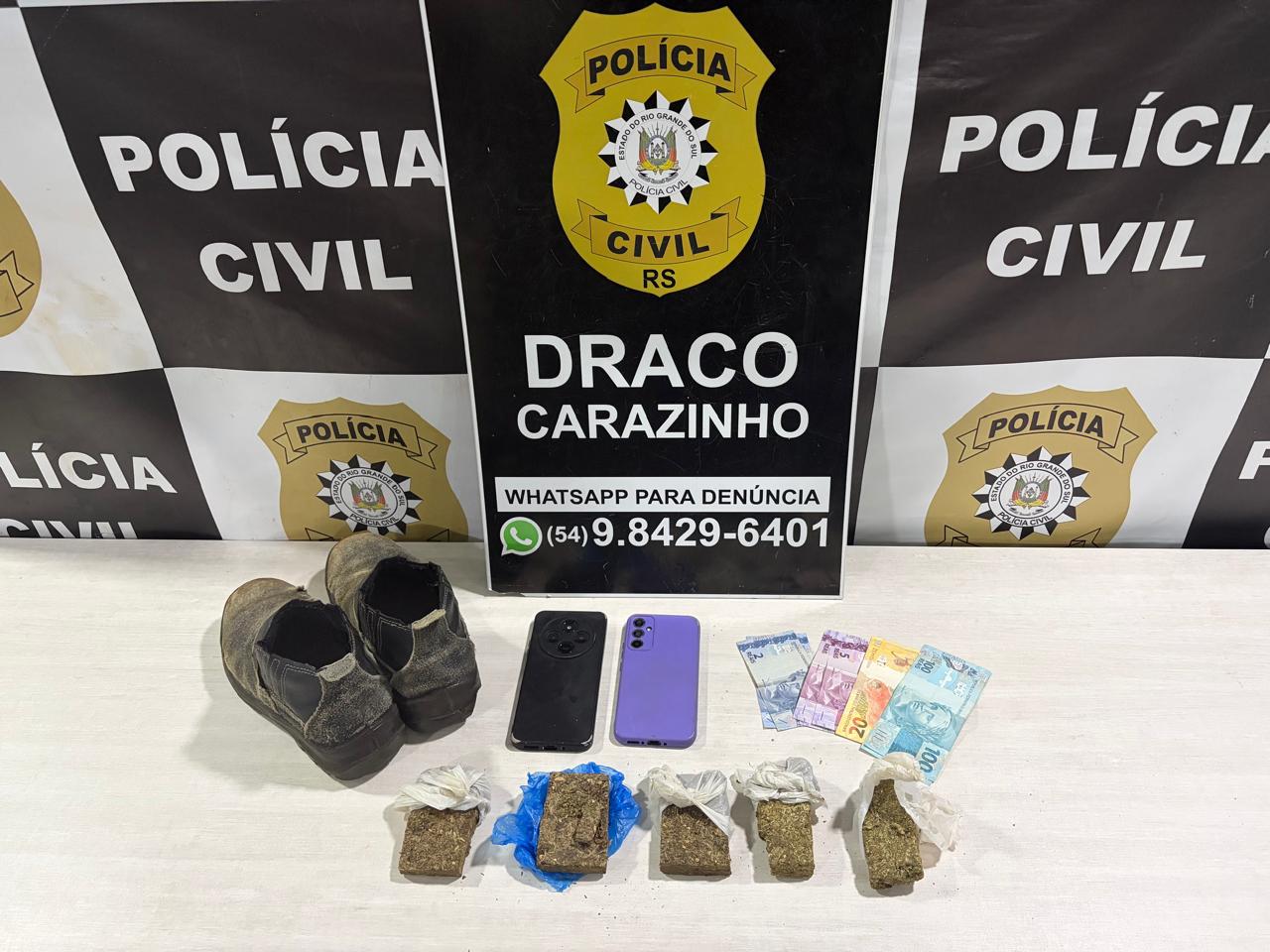 Polícia Civil desarticula esquema familiar que atuava à margem de facção e planejava expansão do tráfico em Carazinho