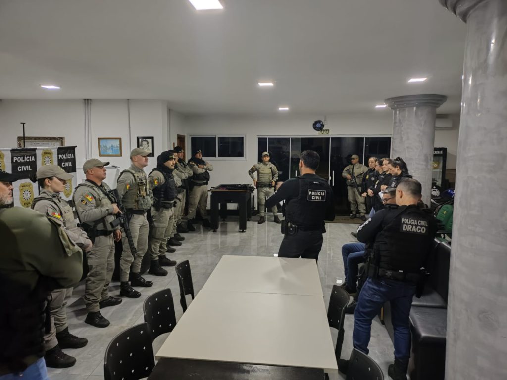 Policia Civil operações integradas de fiscalização em Carazinho