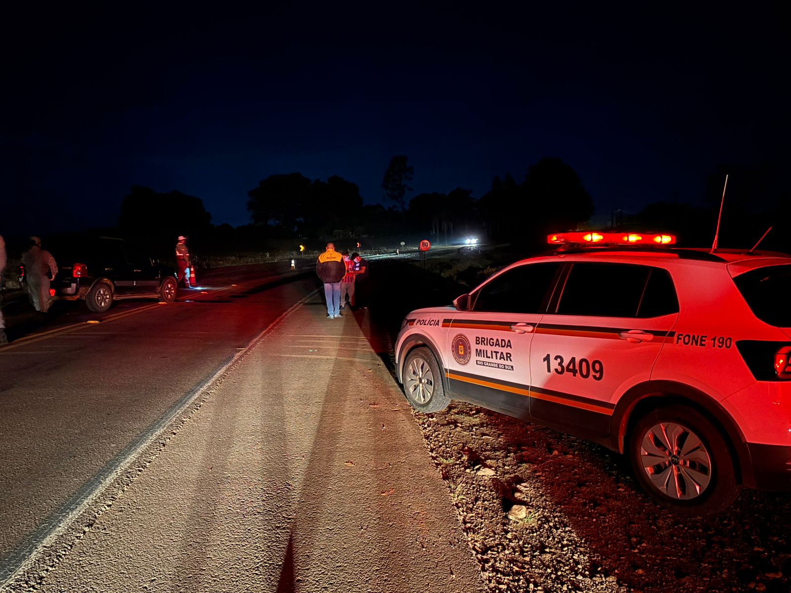 PRE atende acidente na ERS-142 entre Não-Me-Toque e Carazinho