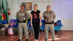 Brigada Militar de Espumoso realiza palestra para alunos da Escola Affonso Spada