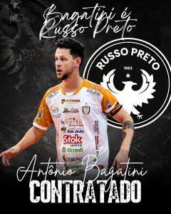 Russo Preto anuncia contratação de Antônio Bagatini para a temporada 2026