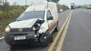 Acidente envolvendo três veículos é registrado na BR-285 entre Carazinho e Passo Fundo