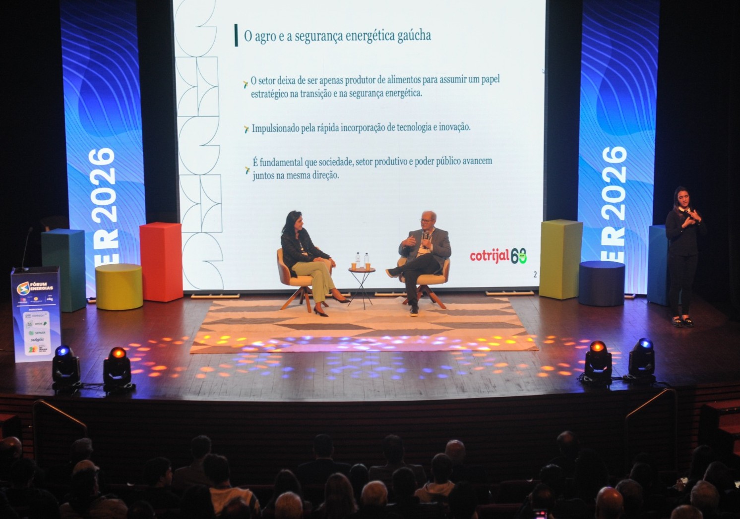 Pensar em energias renováveis envolve união de sociedade, setor produtivo e poder público, afirma presidente da Cotrijal
