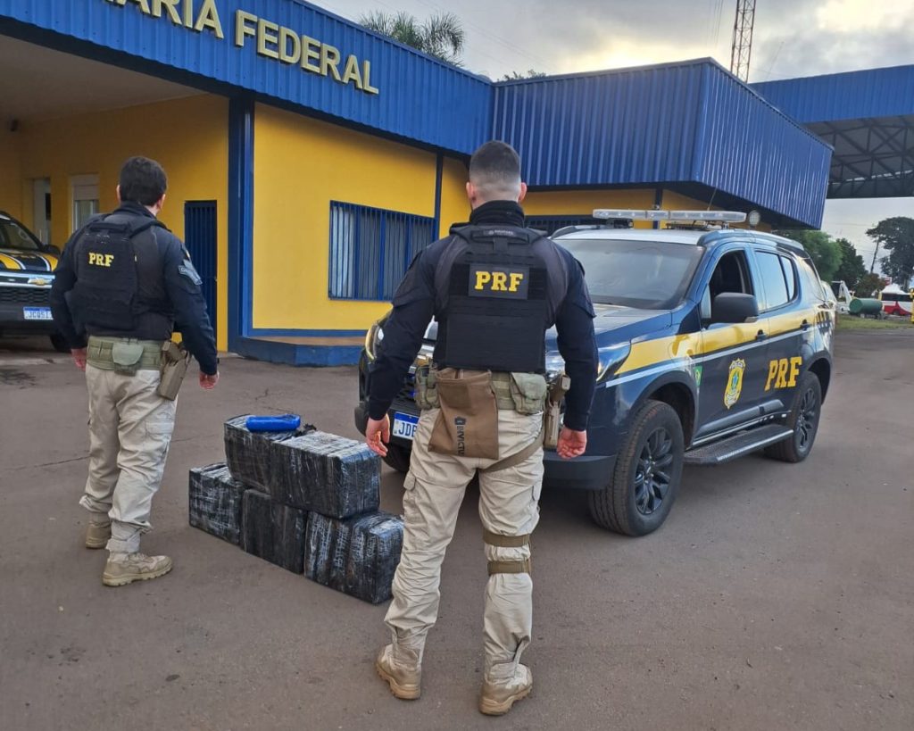 PRF prende traficante com mais de 75 quilos de maconha em Sarandi