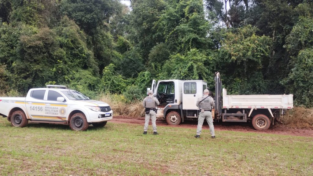 Brigada Militar recupera caminhão furtado da Prefeitura de Lagoa dos Três Cantos
