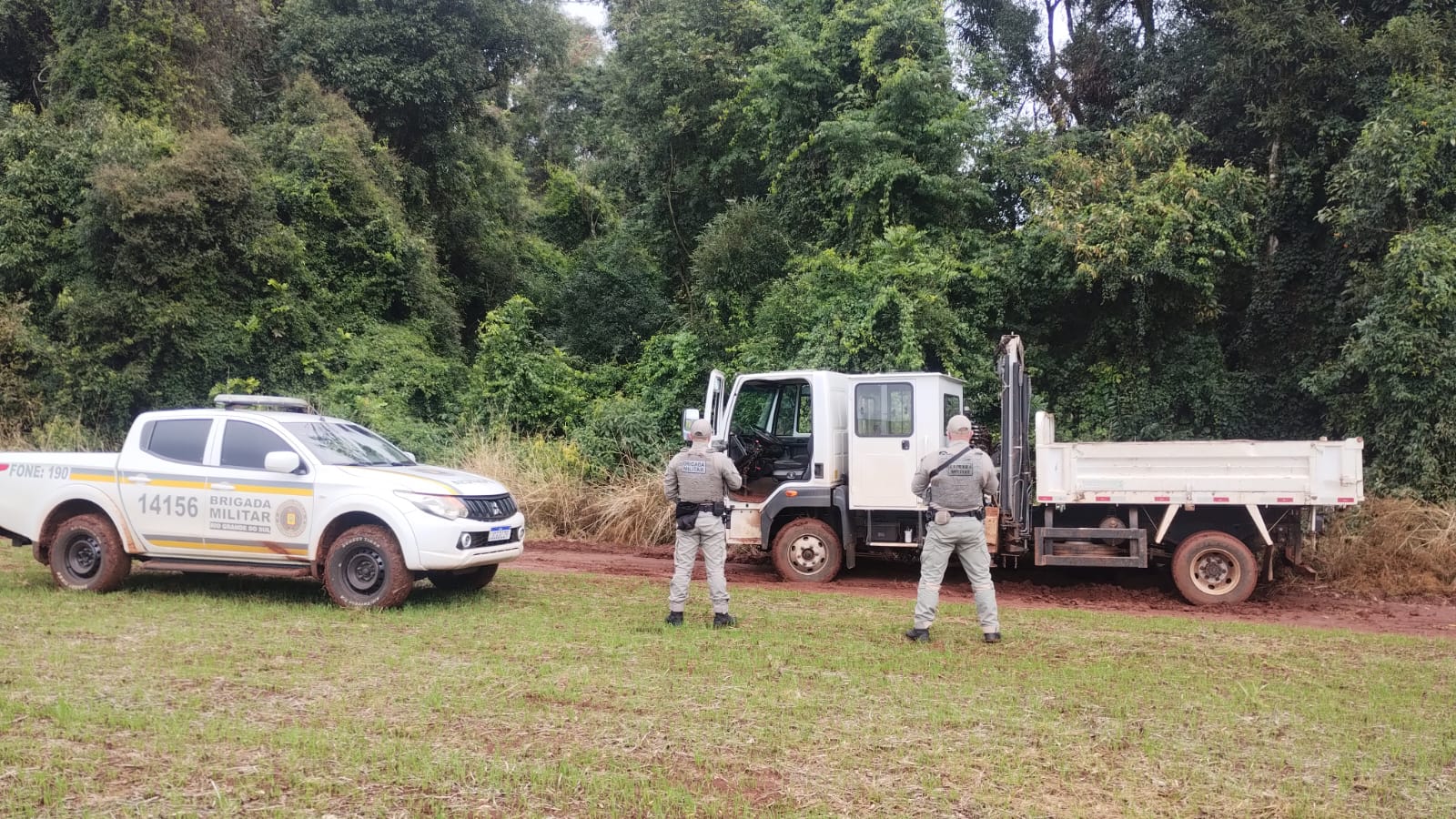 Brigada Militar recupera caminhão furtado da Prefeitura de Lagoa dos Três Cantos