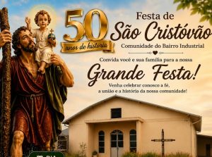 Comunidade de São Cristóvão celebra 50 anos no próximo domingo em Não-Me-Toque