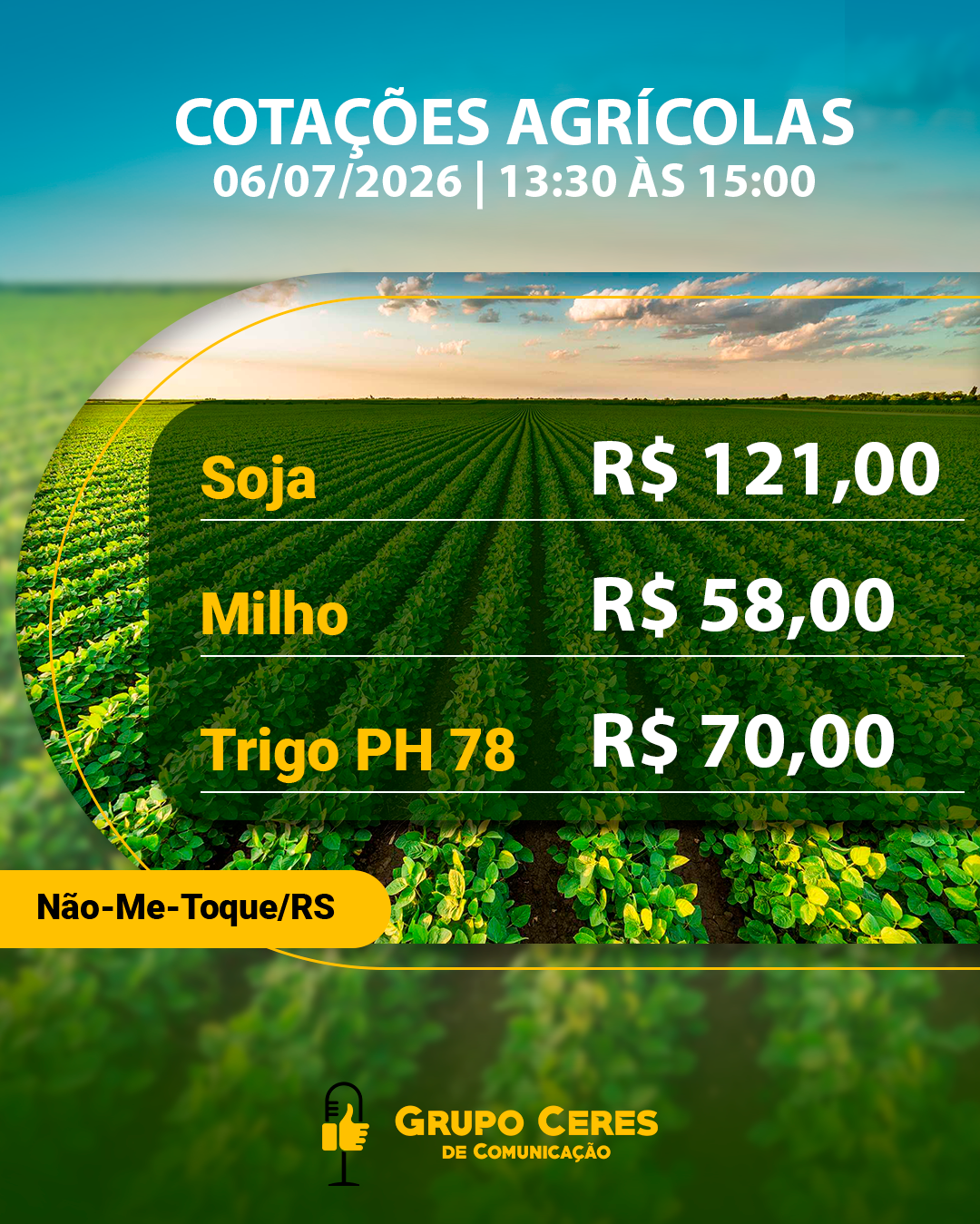 Cotações Agricolas