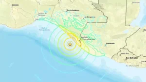 Terremoto de magnitude 7,3 atinge o México, e Estados Unidos emitem alerta de tsunami