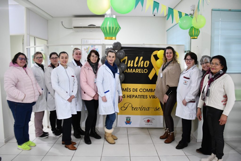 Secretaria de Saúde realiza ação alusiva ao Julho Amarelo, mês de conscientização sobre as hepatites virais
