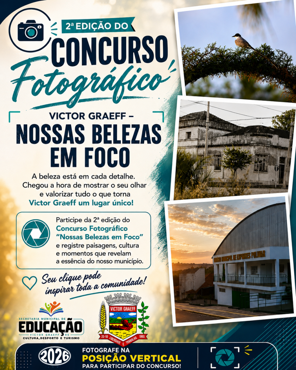 Victor Graeff em imagens: concurso fotográfico busca revelar as belezas e histórias do município