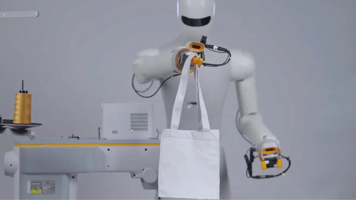 Robô com inteligência artificial chega às fábricas para manipular tecidos e operar máquinas