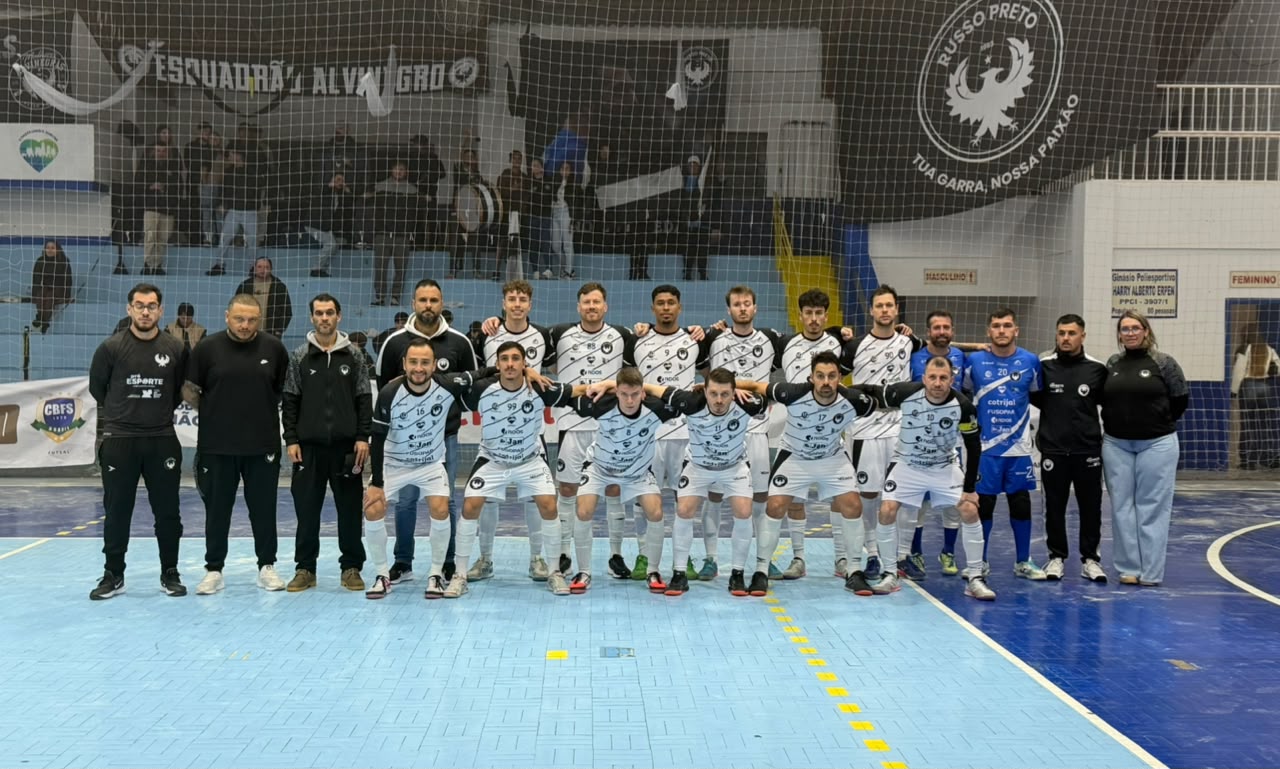 Russo Preto vence Jaguarão Futsal em Não-Me-Toque pela Série Ouro